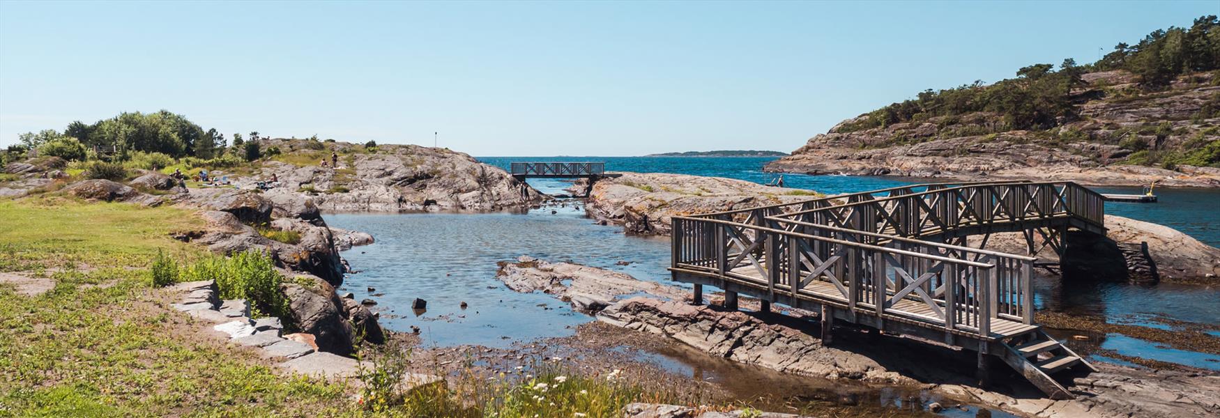 The coastal path at Krogshavn in Langesund