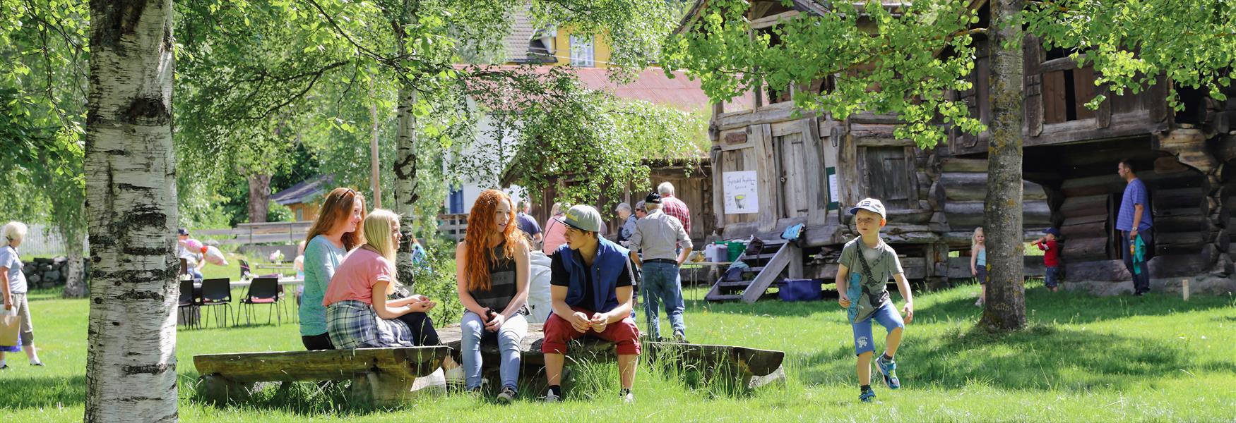The village museum in the town of Folkestad