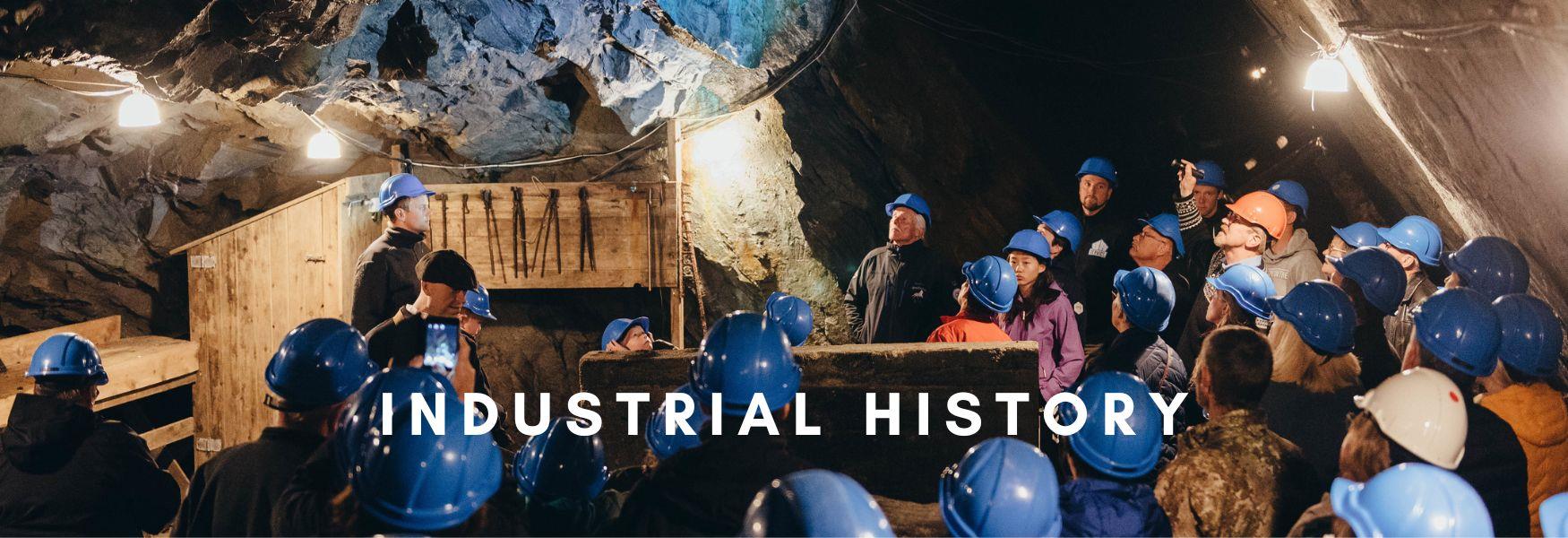 Omvising i Åmdals Verk gruver