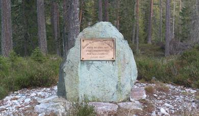 Minnestein over innsamling av draumkvedet