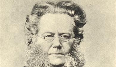 en foto of Henrik Ibsen