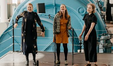 Magisk gruvekonsert "Stier av gull" med vokalgruppa AD UNDAS
