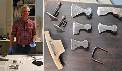 Handverkarkaffi på Vest-Telemark museum Eidsborg