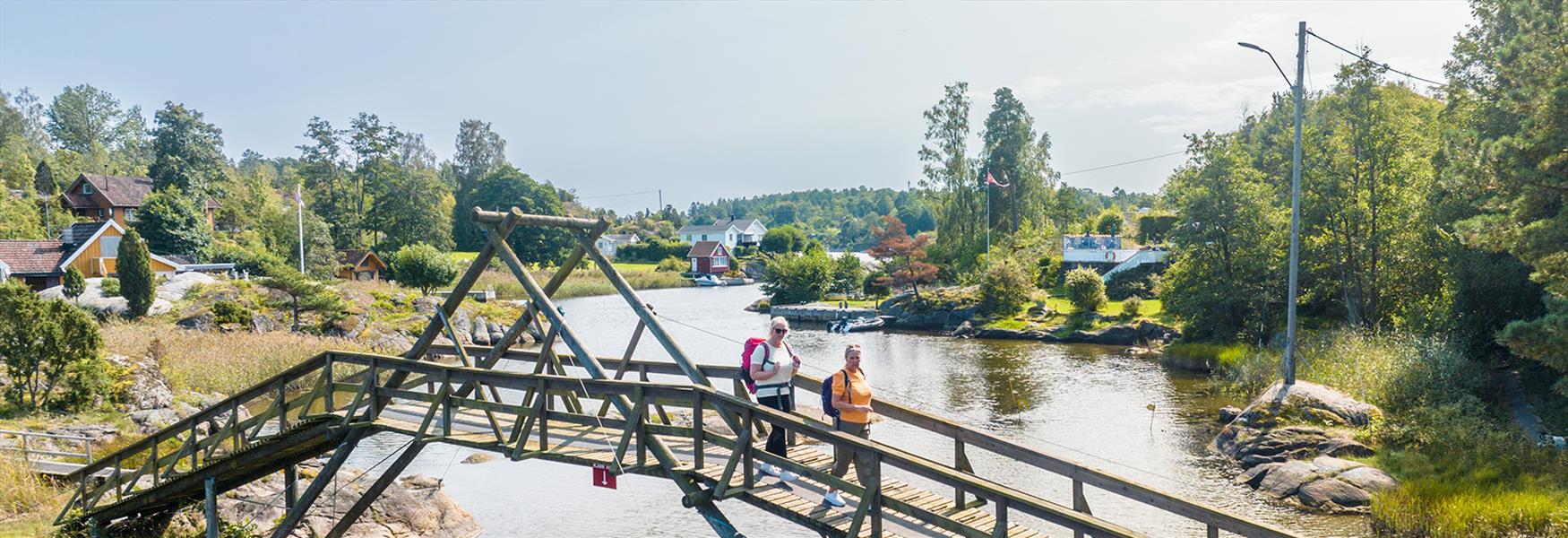 on a walk on the islands in Porsgrunn