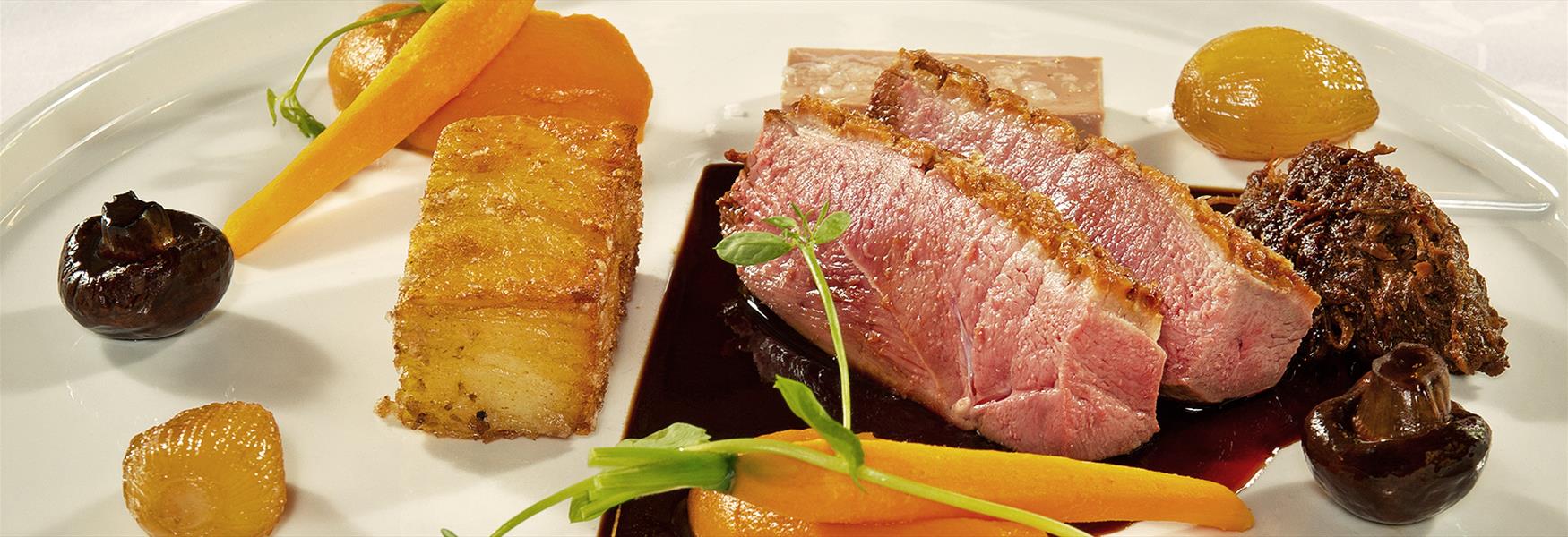 Gourmet food from the Dalen Hotel