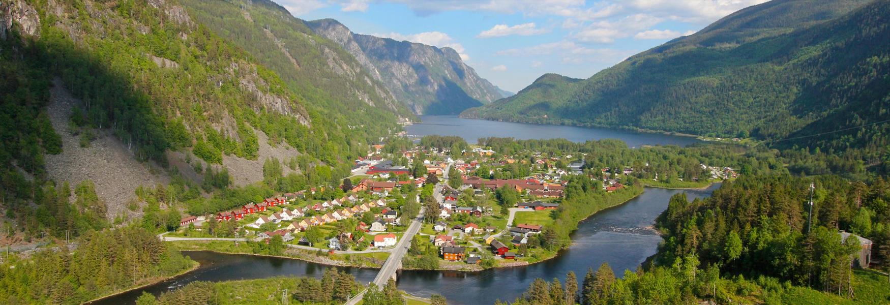 Drone image of Dalen