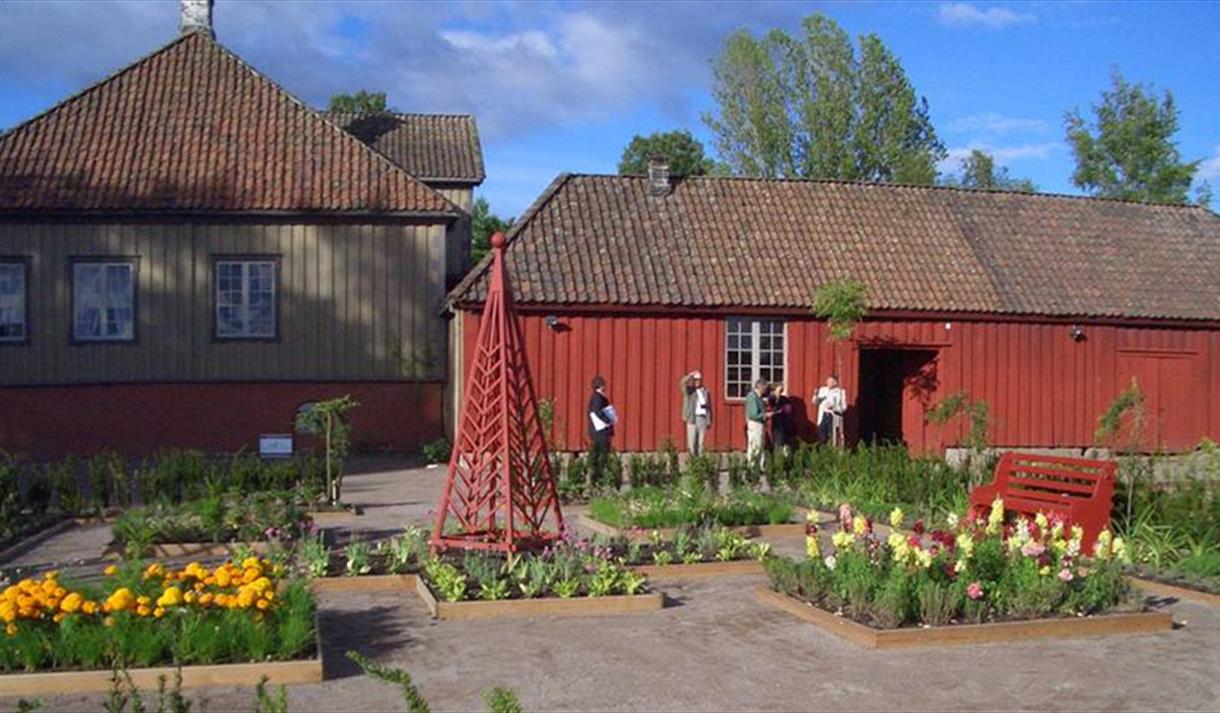 Historic garden in Porsgrunn