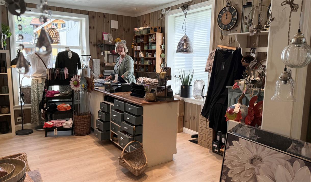 the gift shop "Oleas Hus" in Fyresdal