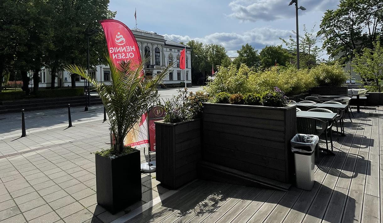 the terrace bar in Porsgrunn