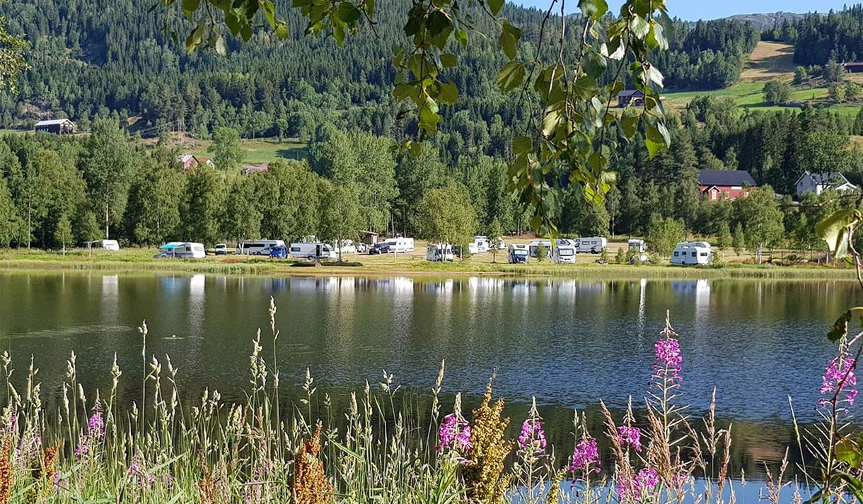 beautifully situated campsite in Morgedal