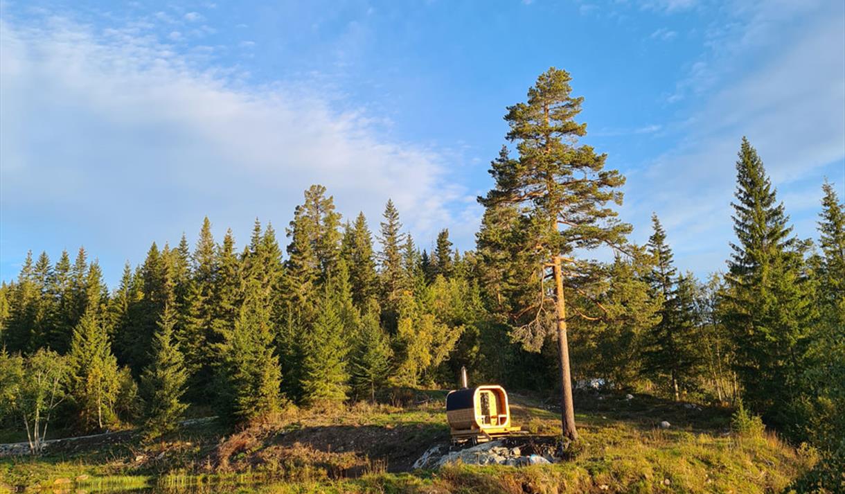sauna at Vidsyn Midjås