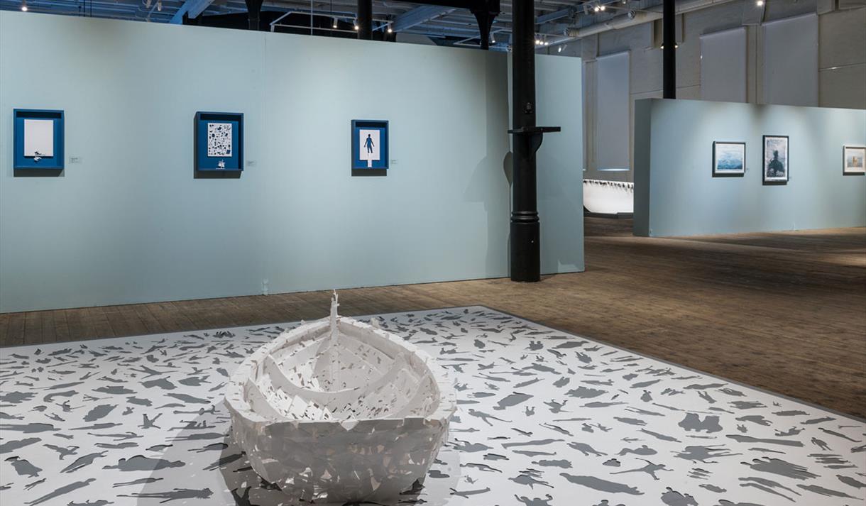 exhibition "a lot of paper" at Telemark Art Museum