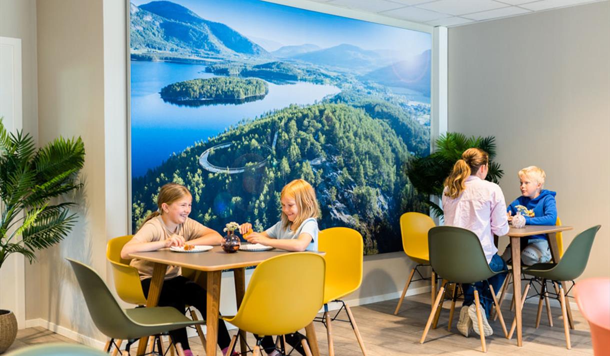 seating at Hamaren Sommerkafé