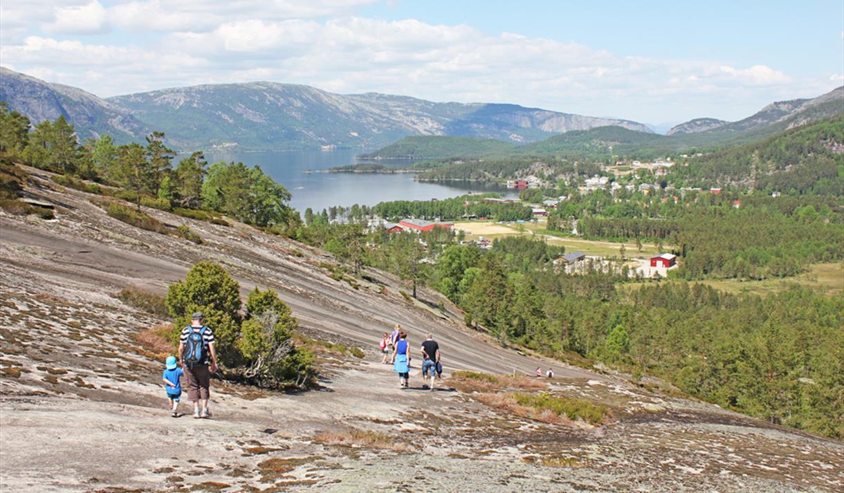 Skuggenatten -  a view at Treungen city