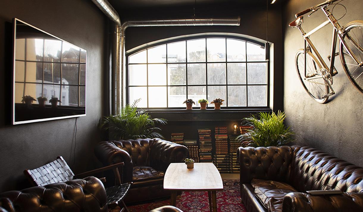 Coffee bar at coffee distillery Farstad & Co in Skien