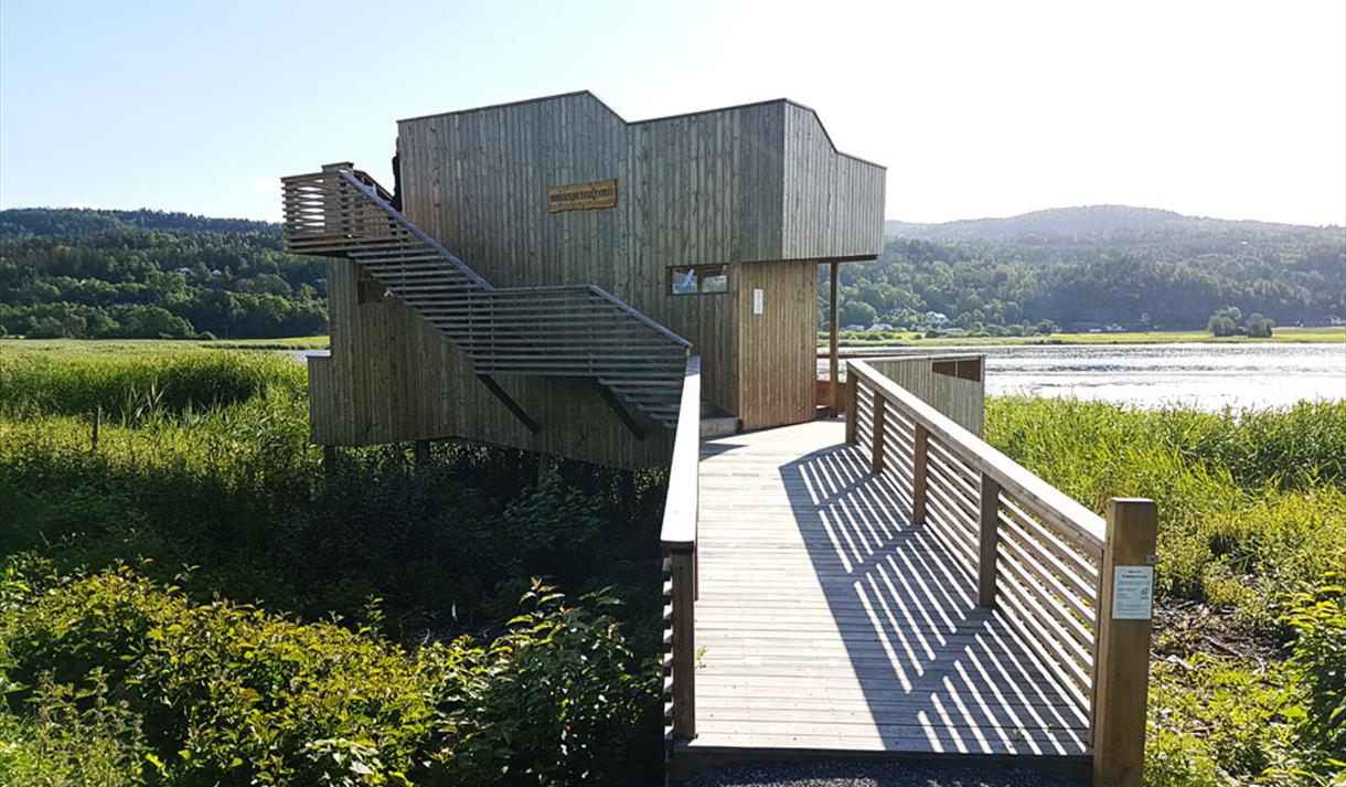 the bird tower on Børsesjø