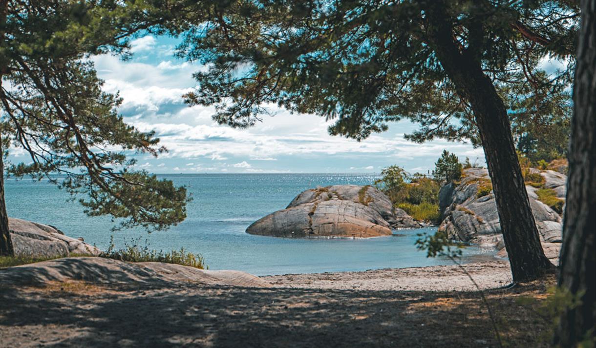 beach "Rognstranda" in Bamble