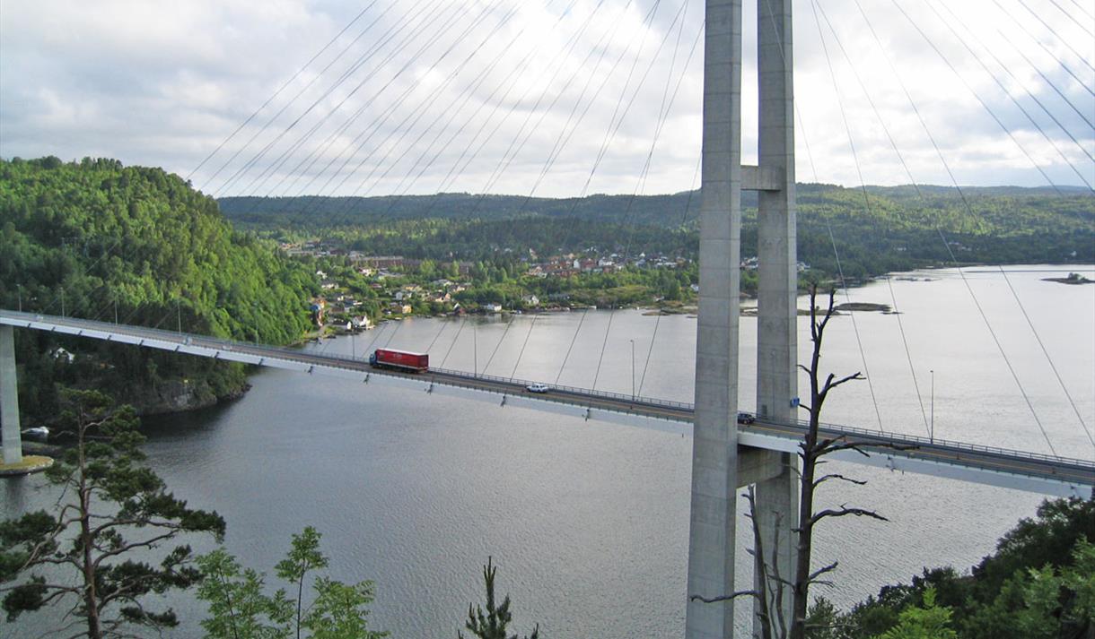 Viewpoint, in the end of the path