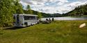motorhome at Morgedal Camping