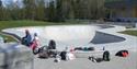 children at Porsgrunn skatepark