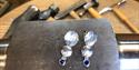 earrings from Sølvsmedtunet in Vrådal
