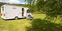 motorhome at Morgedal Camping