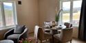 dining table at the Barn Apartment at Brokke Farm
