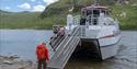 MB Fjellvåken II is running between Skinnarbu and Mogen on Hardangervidda