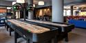 shuffleboard at Hotel Vic