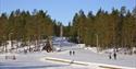 people cross-country skiing at Grønkjær Ski Center